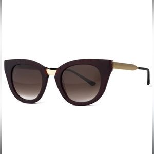 Thierry Lasry snobby cat-eye sunglasses - black/gold